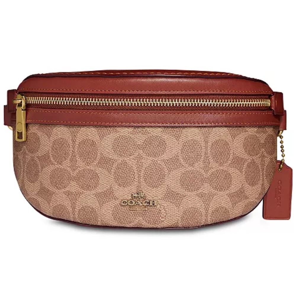 Coach Bethany Belt Bag Signature Monogram